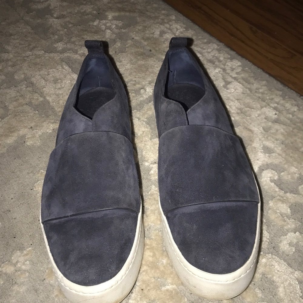 Vince suede slip on sneaker